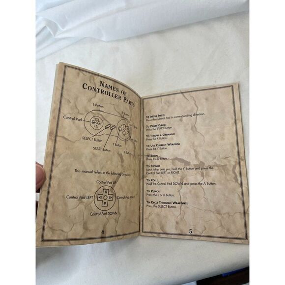 Indiana Jones Greatest Adventures SNES Instruction Booklet Manual ONLY NO Game! - Picture 3 of 5